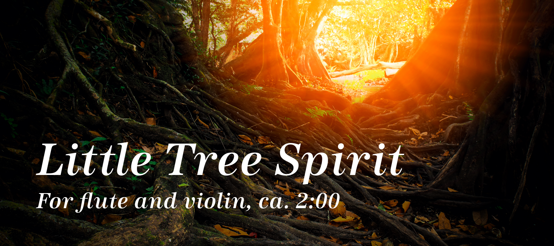 Little Tree Spirit, for flute and violin, ca. 2:00